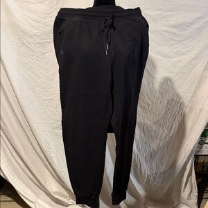 Russell Athletic  Black Men's Jogger Sweatpants with Drawstring